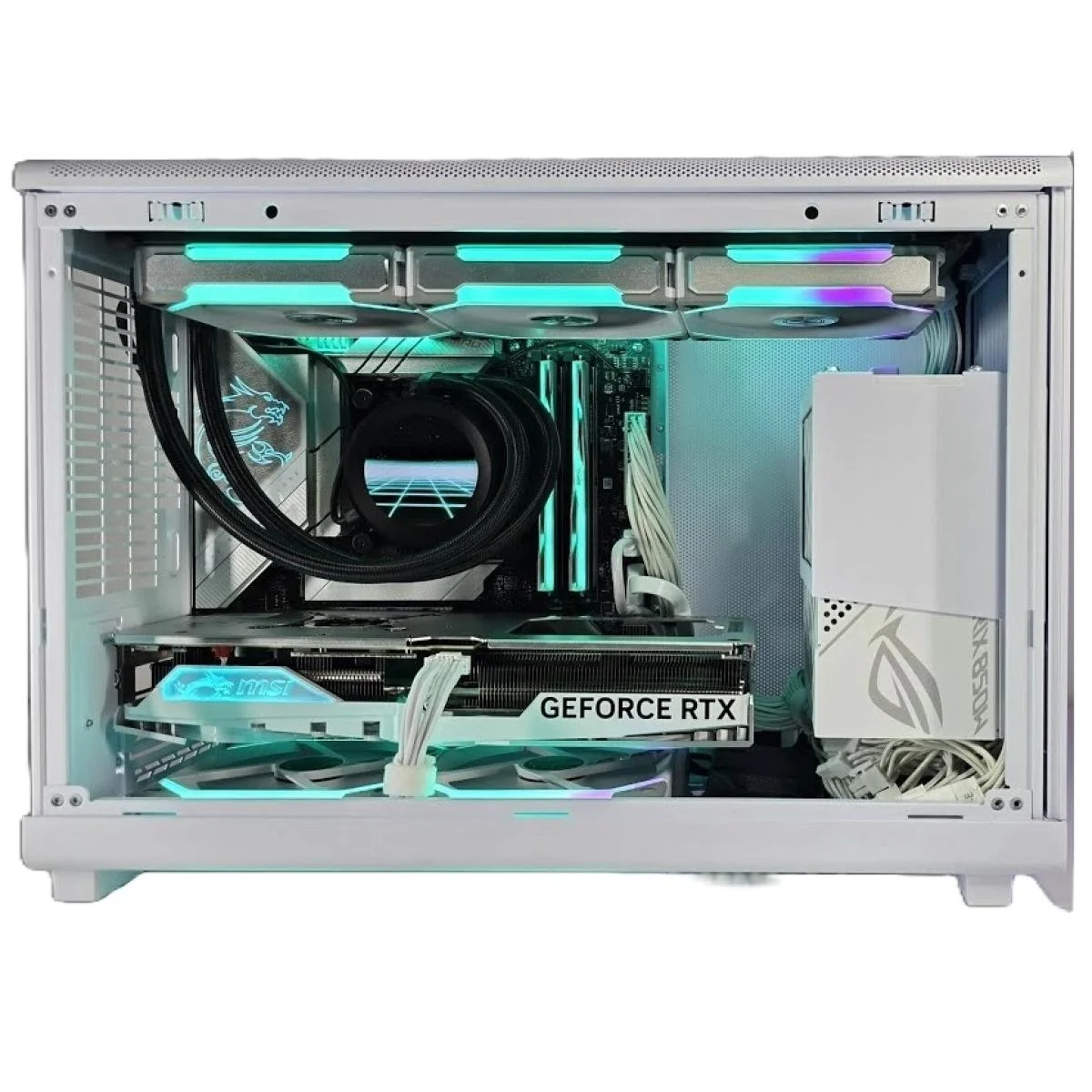 هيكل ألعاب LIAN LI A3-mATX Wood Edition ميني تاور أبيض - Image 2
