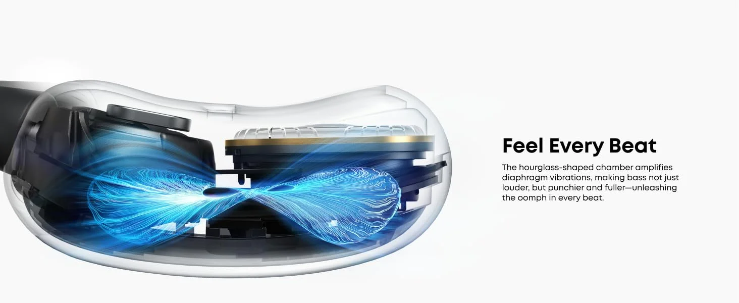 سماعات مفتوحة الأذن Anker Soundcore V40i بتقنية Bluetooth 5.4 ووقت تشغيل 21 ساعة - أسود - Image 10