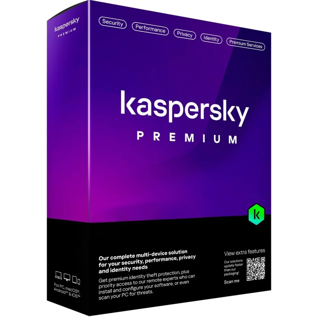 برنامج الحماية Kaspersky Premium Total Security 2024 لـ 3 أجهزة لمدة سنة