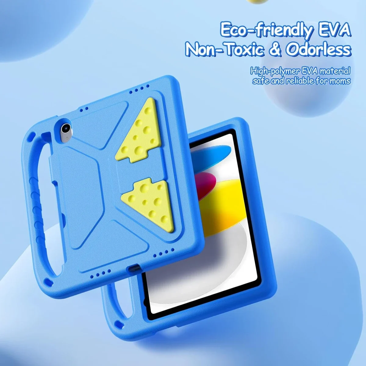 DUX DUCIS Puff Series Kids Case for Apple iPad 10 (2022)/11 (2025) - Blue - Image 3