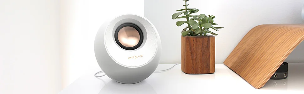 Creative Pebble V3 2.0 USB-C Desktop Speakers with Bluetooth 5.0, 8W RMS, Black - Image 8