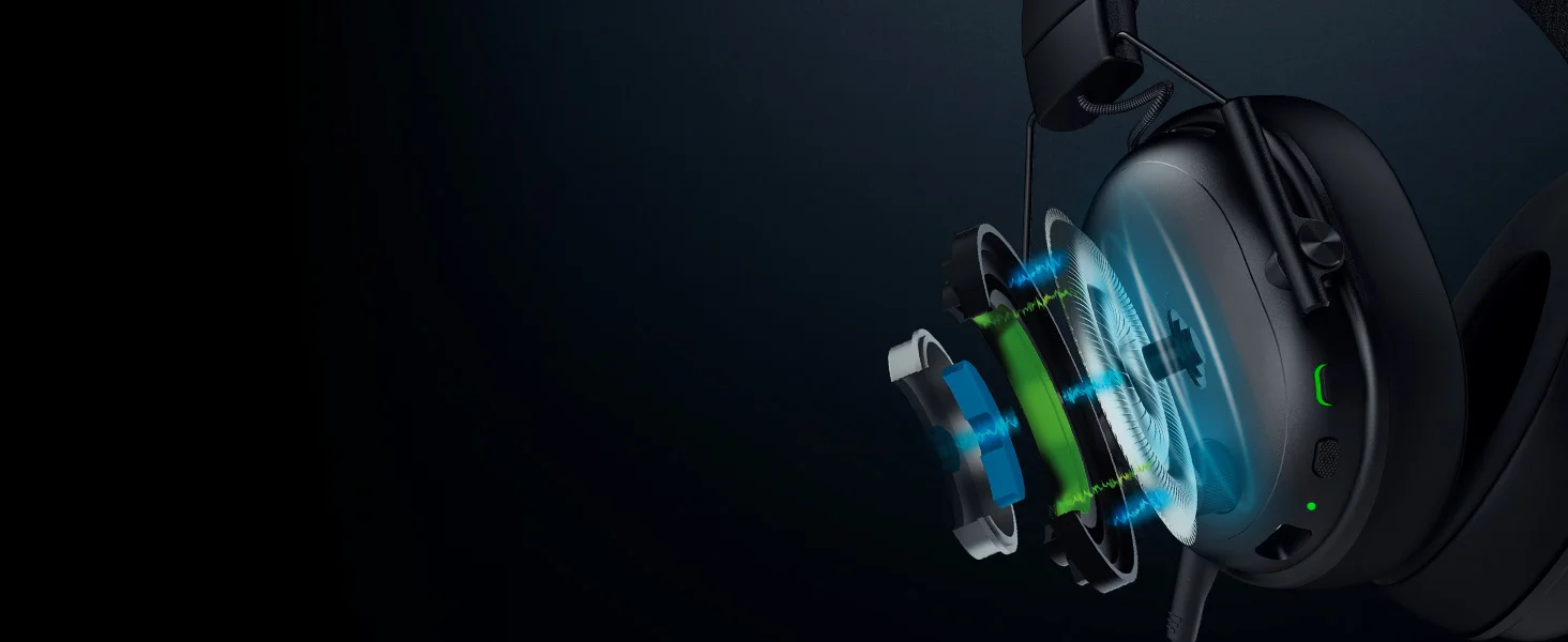 Razer BlackShark V3 Wireless Gaming Headset with 50mm Drivers, Super Wideband Mic & 70-Hour Battery - Black - Thumbnail 15