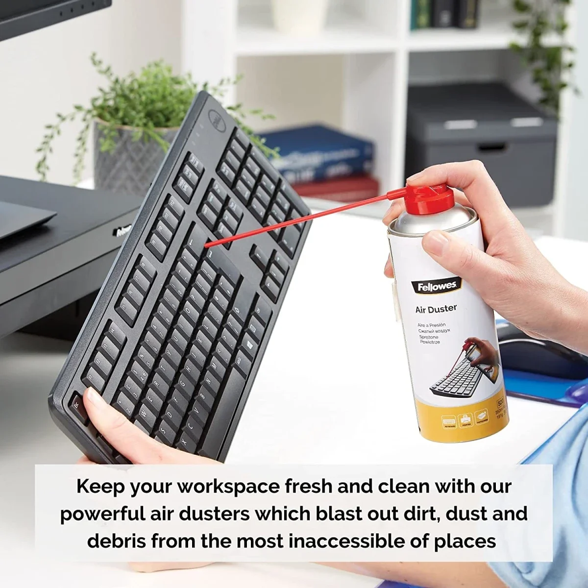 Fellowes HFC-Free Air Duster 350 ml Can 9974906 - Thumbnail 2