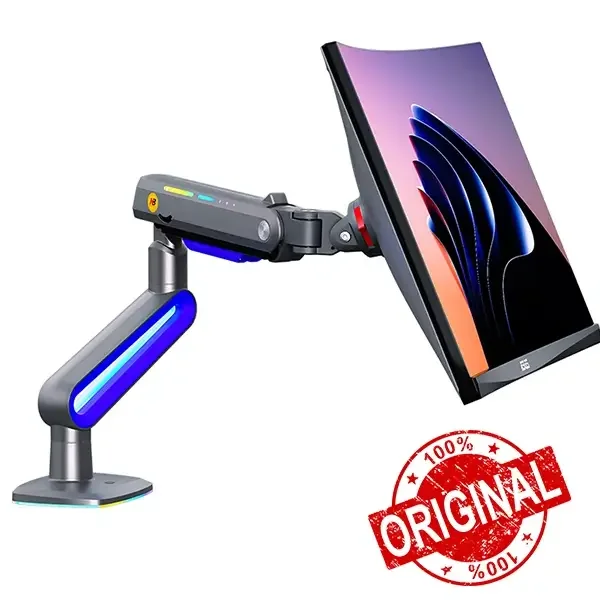 ذراع تثبيت شاشه للالعاب North Bayou G70 للمكتب مع RGB لشاشات من 22 انش الي 60 انش