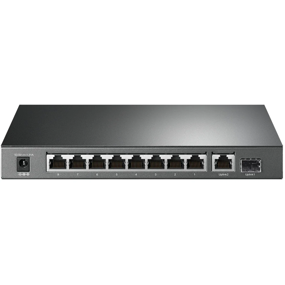 TP-LINK TL-SG1210P 10-Port Gigabit Desktop Switch with 8-Port PoE+ - Image 3