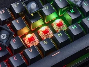 كيبورد ألعاب HyperX Alloy Origins 65 ميكانيكي بمفاتيح حمراء خطية وإضاءة RGB - Thumbnail 12