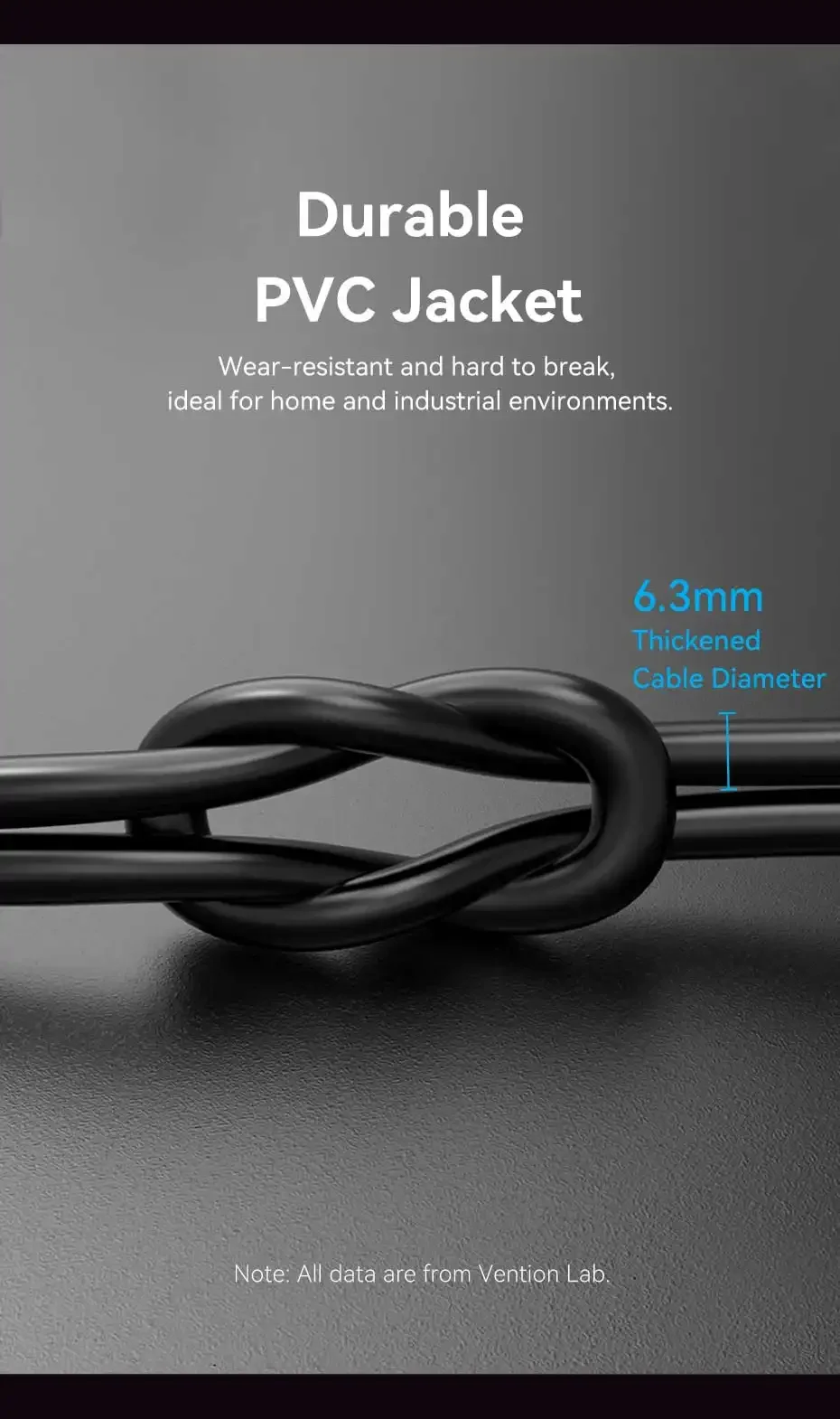 Vention IKABF Cat.8 SSTP Ethernet Patch Cable 1m – Black - Thumbnail 20