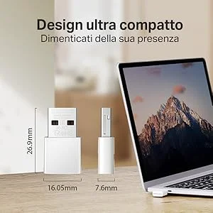 محول واي فاي USB نانو مزدوج النطاق MERCUSYS MA30N بسرعة AC1300 مع WPA3 لنظام Windows 11/10 - Image 11