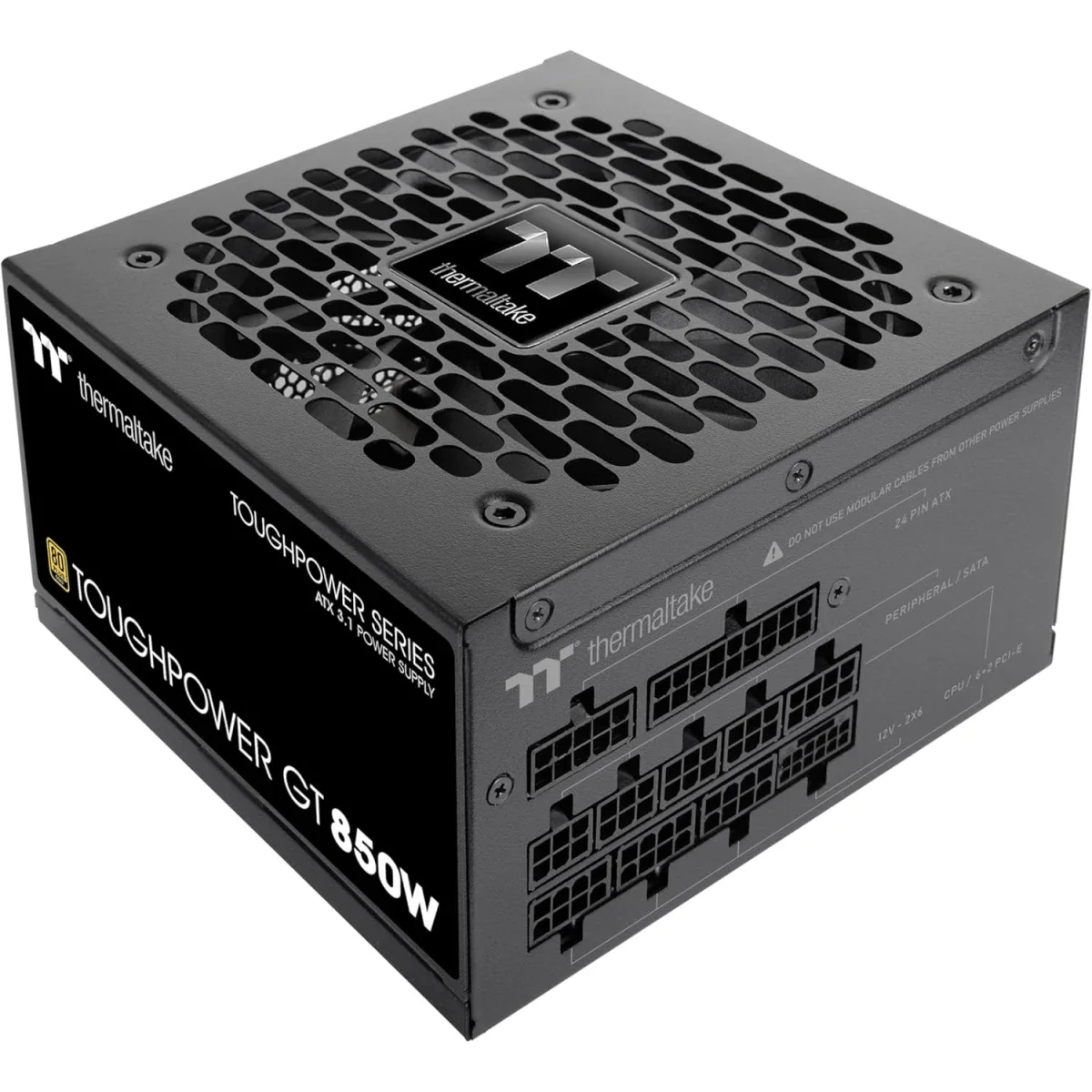 Thermaltake Toughpower GT 850W ATX 3.1 80 PLUS Gold Fully Modular Power Supply Black - Thumbnail 2
