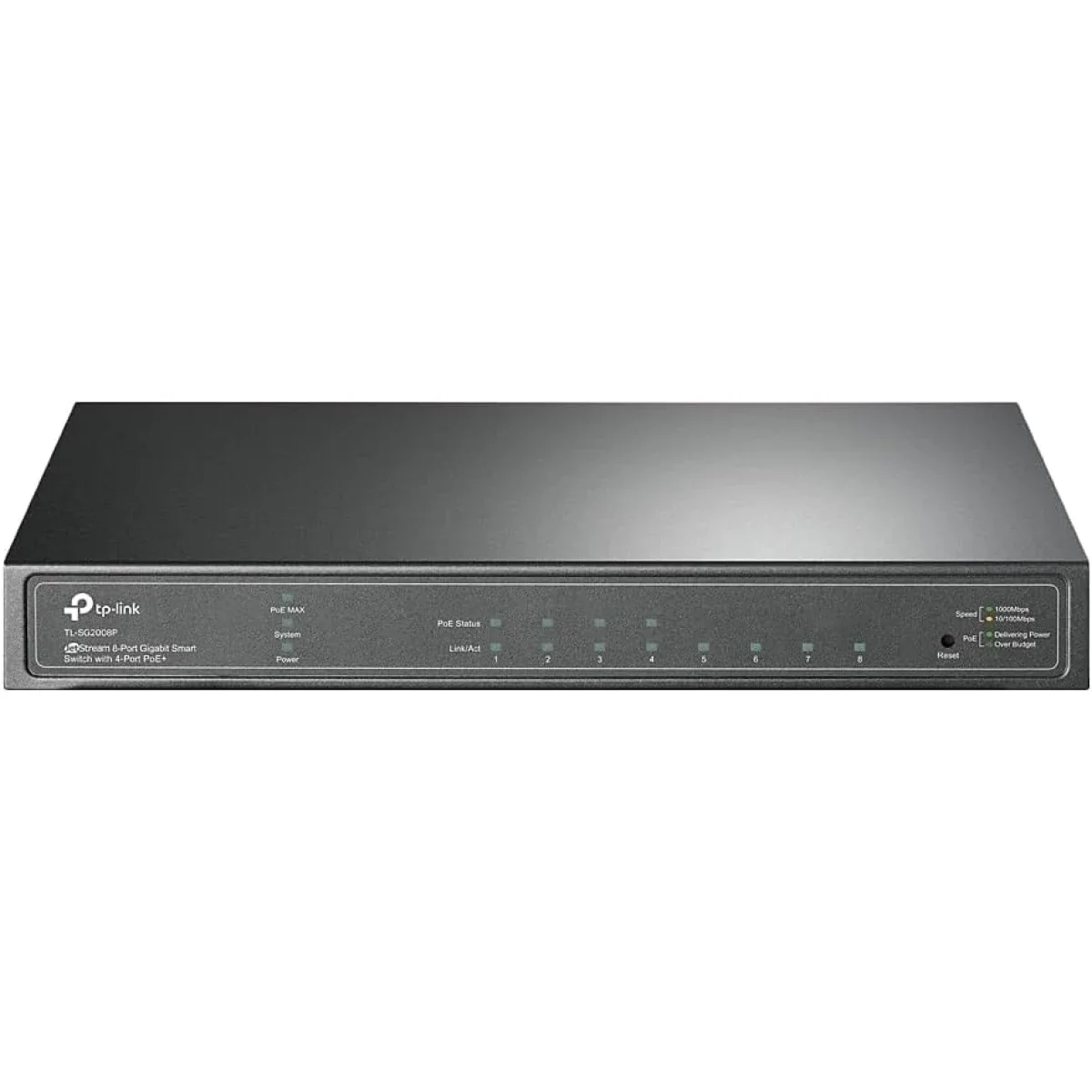 سويتش TP-LINK TL-SG2008P Omada ذكي مُدار جيجابت 8 منافذ مع 4 منافذ PoE+ بقدرة 62W، أسود - Image 2