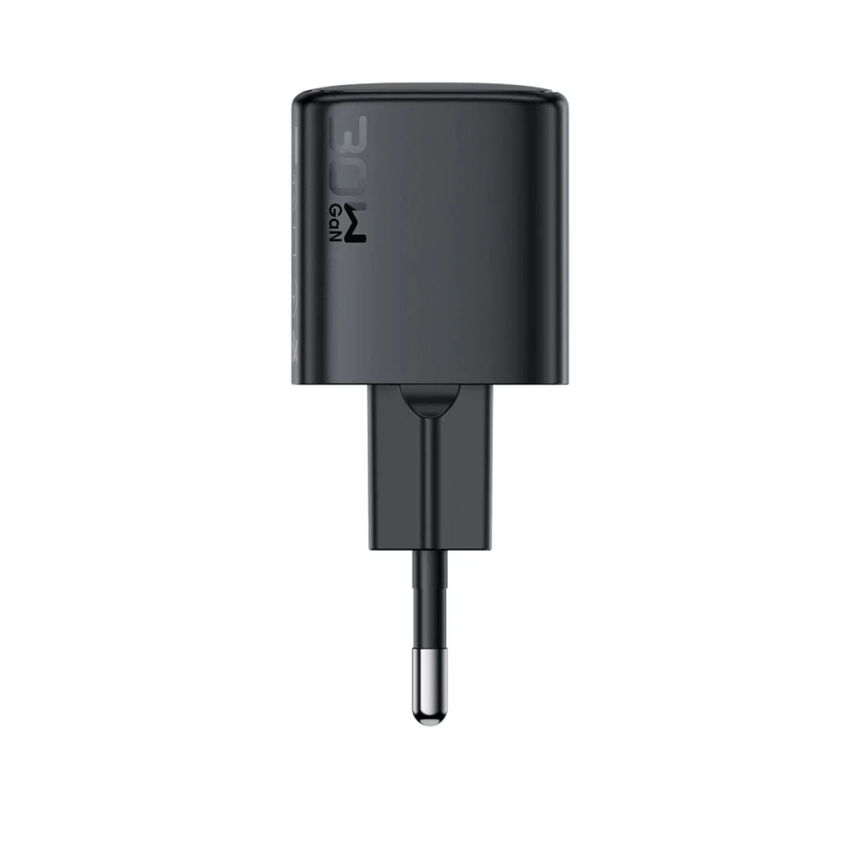 شاحن سريع صغير ACEFAST A118 USB-C PD GaN بقدرة 30 واط - قابس أوروبي - أسود - Thumbnail 3
