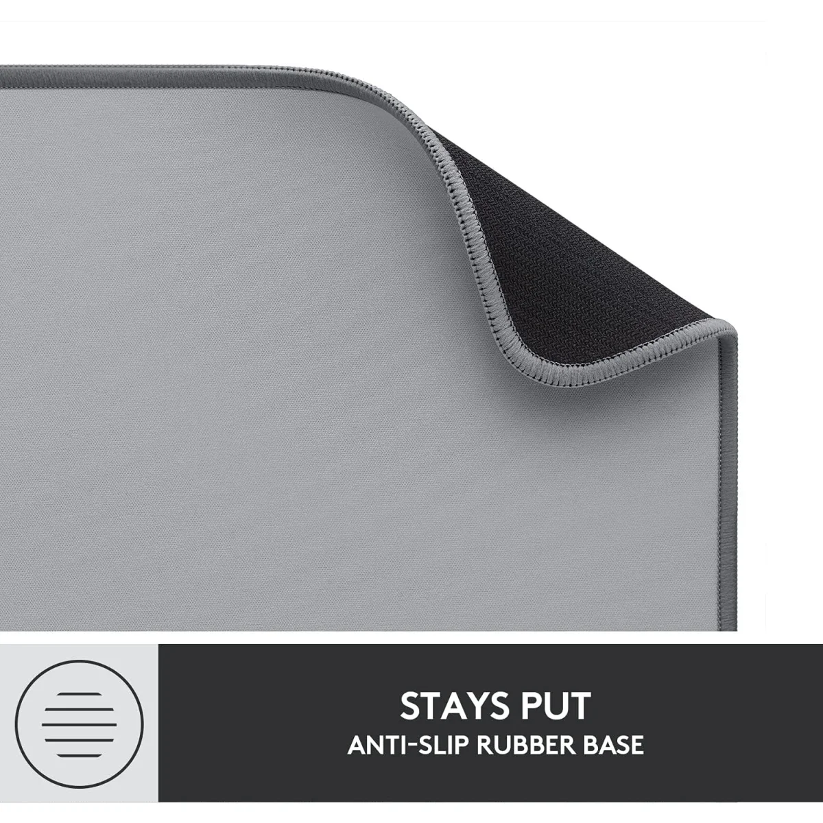 Logitech Studio Series Desk Mat, Mid Grey, 700 x 300 mm - Image 6