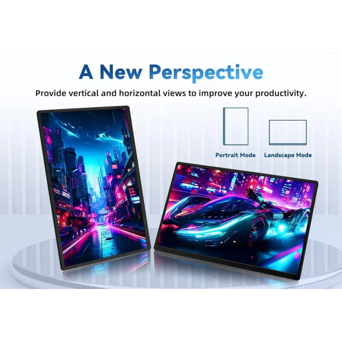 شاشة محمولة V2COM N3 Pro 16 إنش IPS بدقة 2.5K QHD مع سماعات - Thumbnail 5