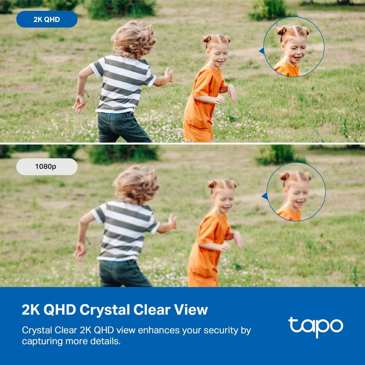 كاميرا مراقبة TP-LINK Tapo C120 بدقة 2K QHD للاستخدام الداخلي والخارجي مع رؤية ليلية ملونة - Image 2