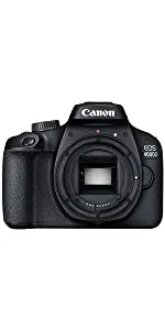 كاميرا Canon EOS 2000D DSLR بدقة 24.2 MP مع عدسة EF-S 18-55 مم IS II - أسود - Image 15