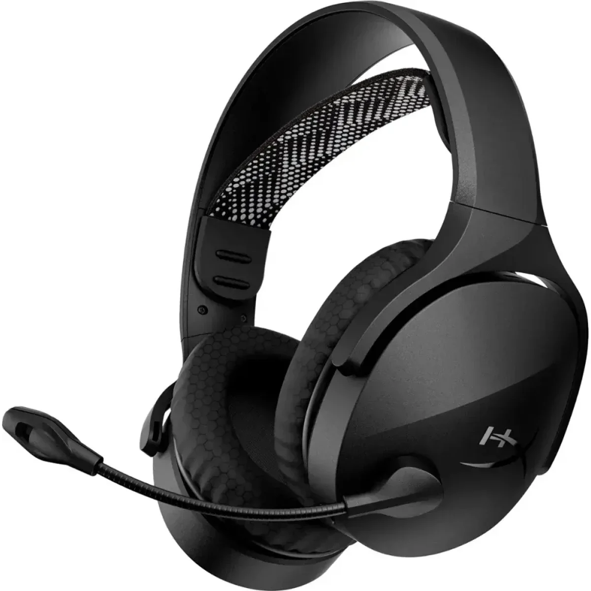 سماعة ألعاب HyperX Cloud Jet لاسلكية مزدوجة مع بلوتوث 5.2 ووقت تشغيل حتى 25 ساعة، أسود - Thumbnail 2