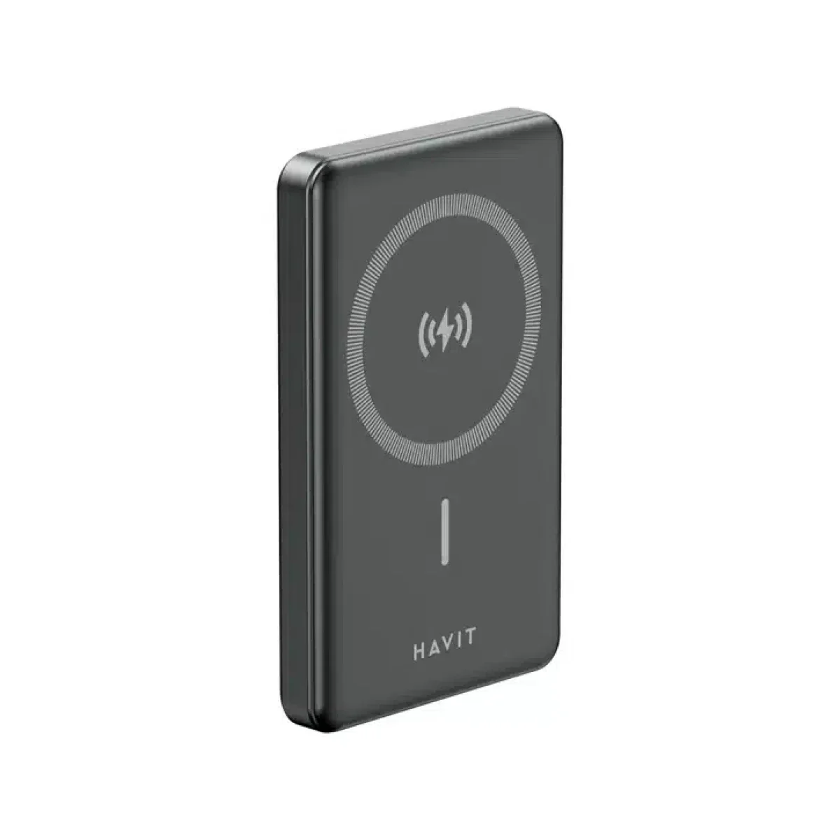 HAVIT PB5203 Magnetic Wireless Power Bank 10000mAh 15W MagSafe Compatible PD 20W Black - Thumbnail 2