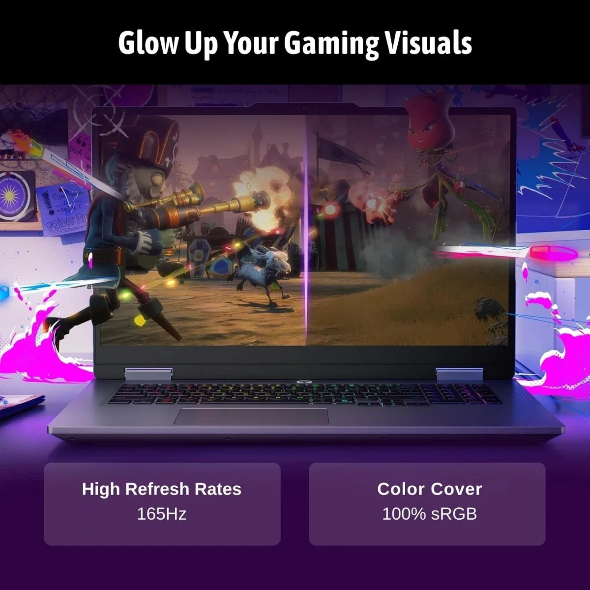 Lenovo LOQ Gaming 17 17.3-Inch FHD 165Hz Laptop, Intel Core i7-13650HX, RTX 5050, 16GB RAM, 512GB SSD, Luna Grey - Thumbnail 4