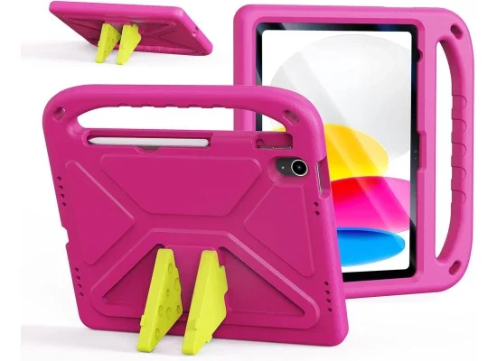 DUX DUCIS Puff Series Kids Case for Apple iPad 10 (2022) / iPad 11 (2025) - Pink - Image 9