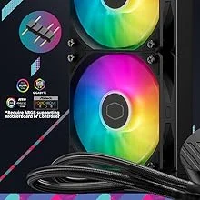 مبرد سائل للمعالج Cooler Master MASTERLIQUID ML360L ARGB 360 مم - Thumbnail 13