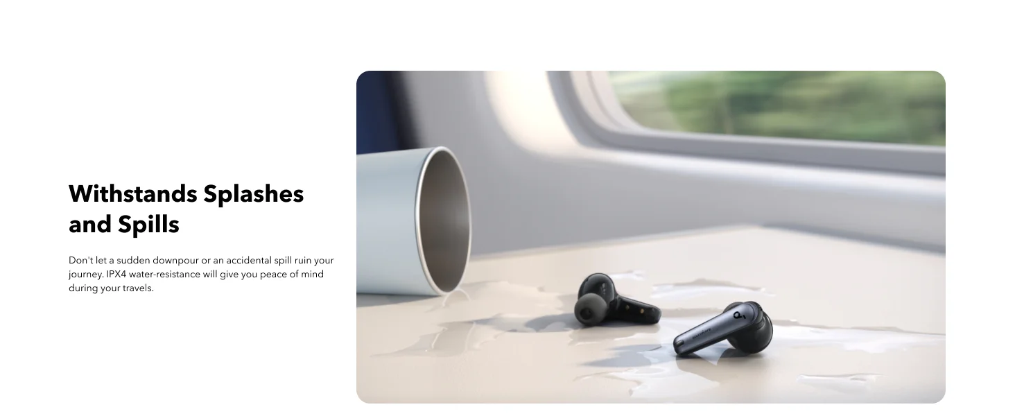 Anker soundcore Liberty 4 NC Wireless Earbuds with Adaptive ANC, Hi-Res Sound, 50H Battery - White - Thumbnail 14