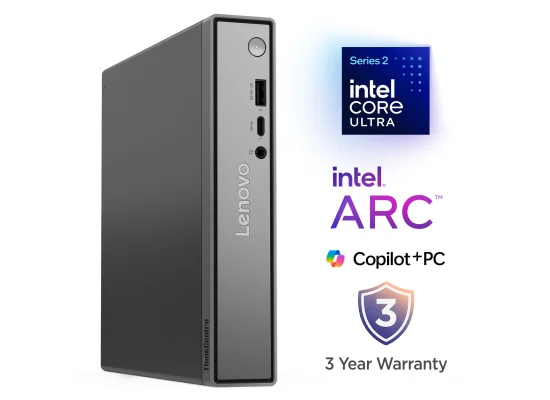 كمبيوتر مكتبي صغير Lenovo ThinkCentre neo 50q Gen 6 Copilot+ AI بحجم 1 لتر، Core Ultra 7 256V، رام 16GB، SSD 512GB - Image 9
