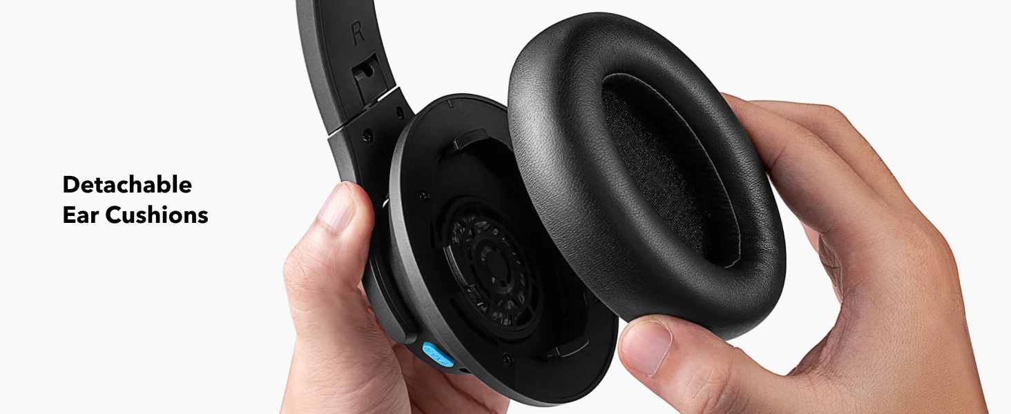 Anker Soundcore Q11i Wireless Over-Ear Bluetooth Headphones, Black - Thumbnail 11
