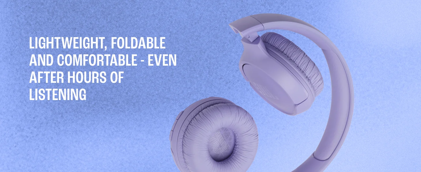 سماعات رأس لاسلكية فوق الأذن JBL Tune 530 BT بتقنية Bluetooth 6.0 وبطارية 76 ساعة، أزرق - Image 8