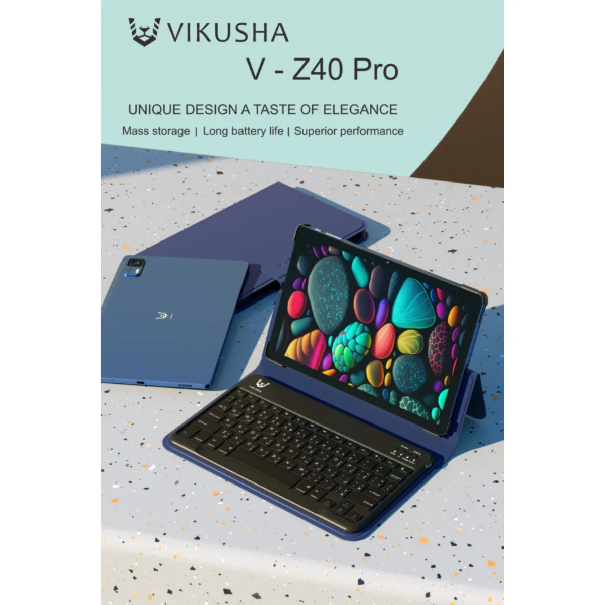 جهاز لوحي VIKUSHA V-Z40 Pro 4G بشاشة IPS مقاس 10.1 إنش، رام 4GB، سعة 128GB - Thumbnail 5
