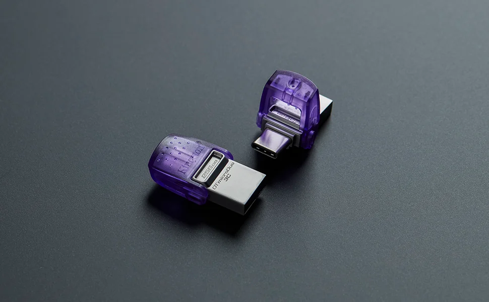 فلاش درايف Kingston DataTraveler microDuo 3C بسعة 128GB بمنفذي USB-C وUSB-A DTDUO3CG3/128GB - Image 7