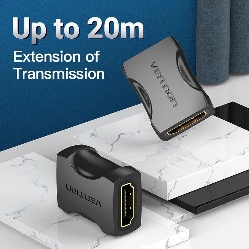 وصلة Vention AIRB0 لربط كابلات HDMI أنثى إلى أنثى - Thumbnail 6