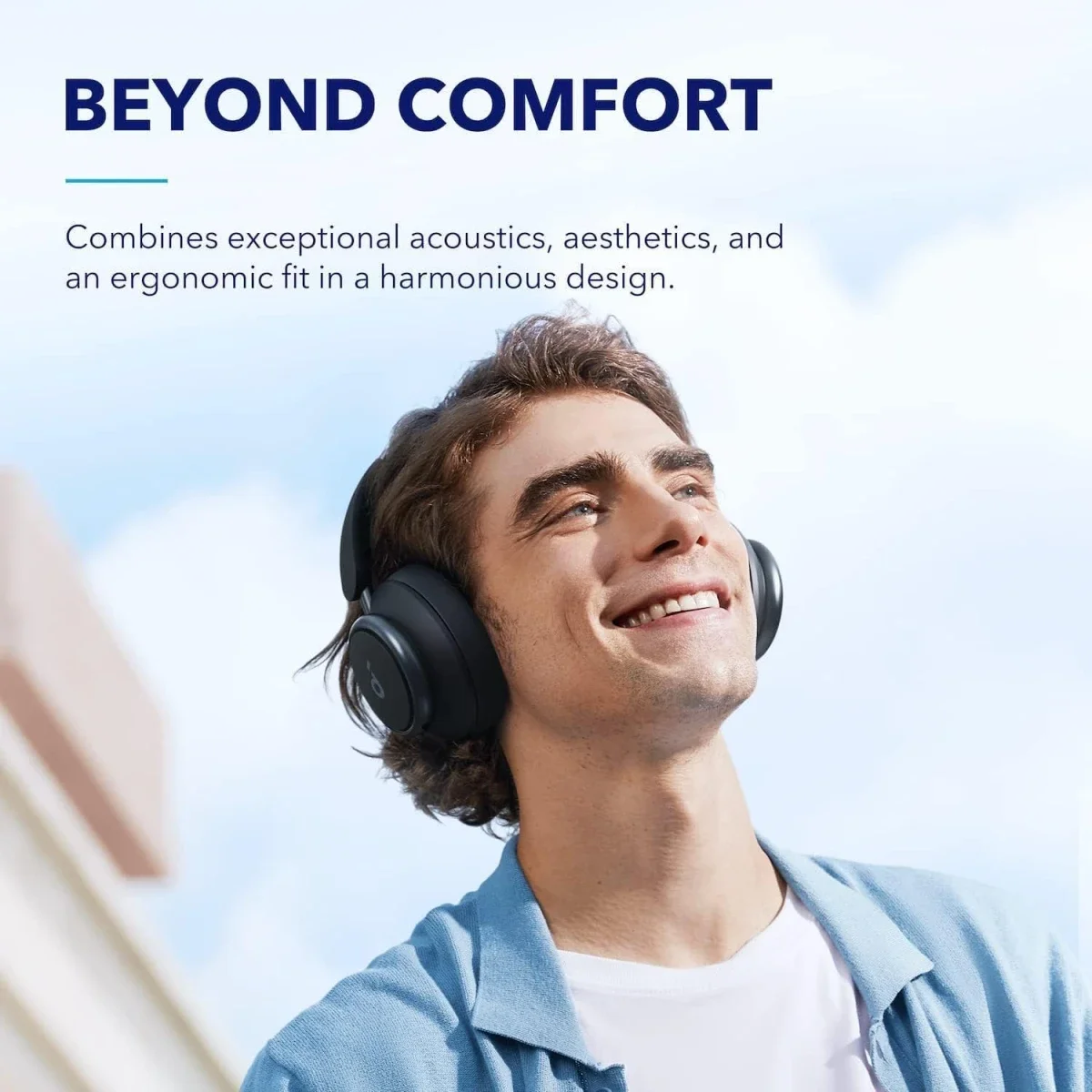 Anker Soundcore Space Q45 Adaptive Noise Cancelling Headphones Black - Thumbnail 6