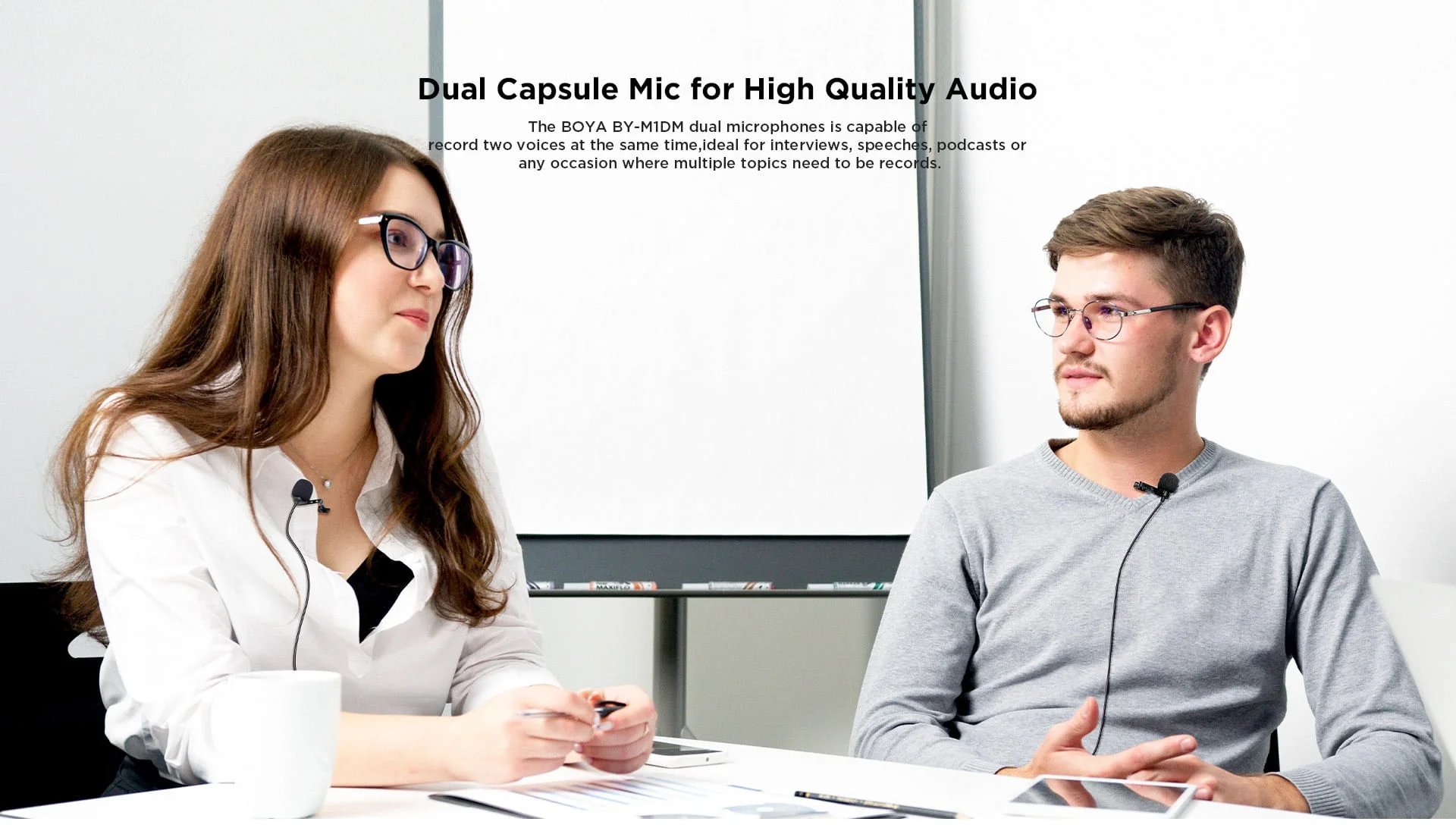 Boya BY-M1 Omnidirectional Lavalier Microphone 3.5mm - Thumbnail 9