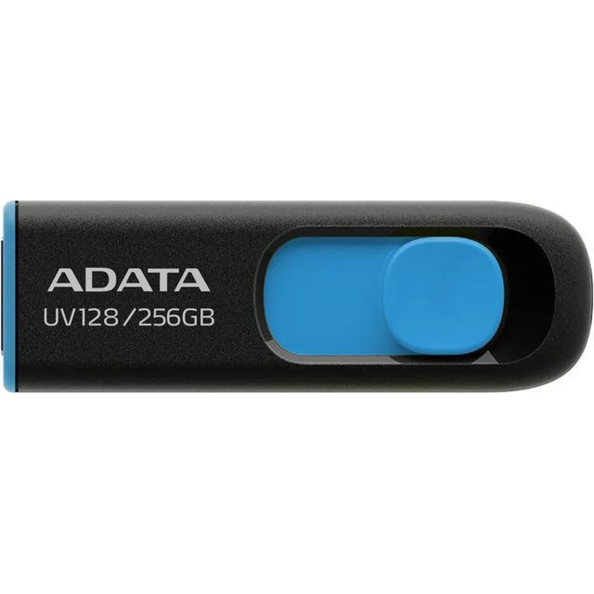 فلاش USB ADATA UV128 بسعة 256 جيجابايت USB 3.2 أسود وأزرق