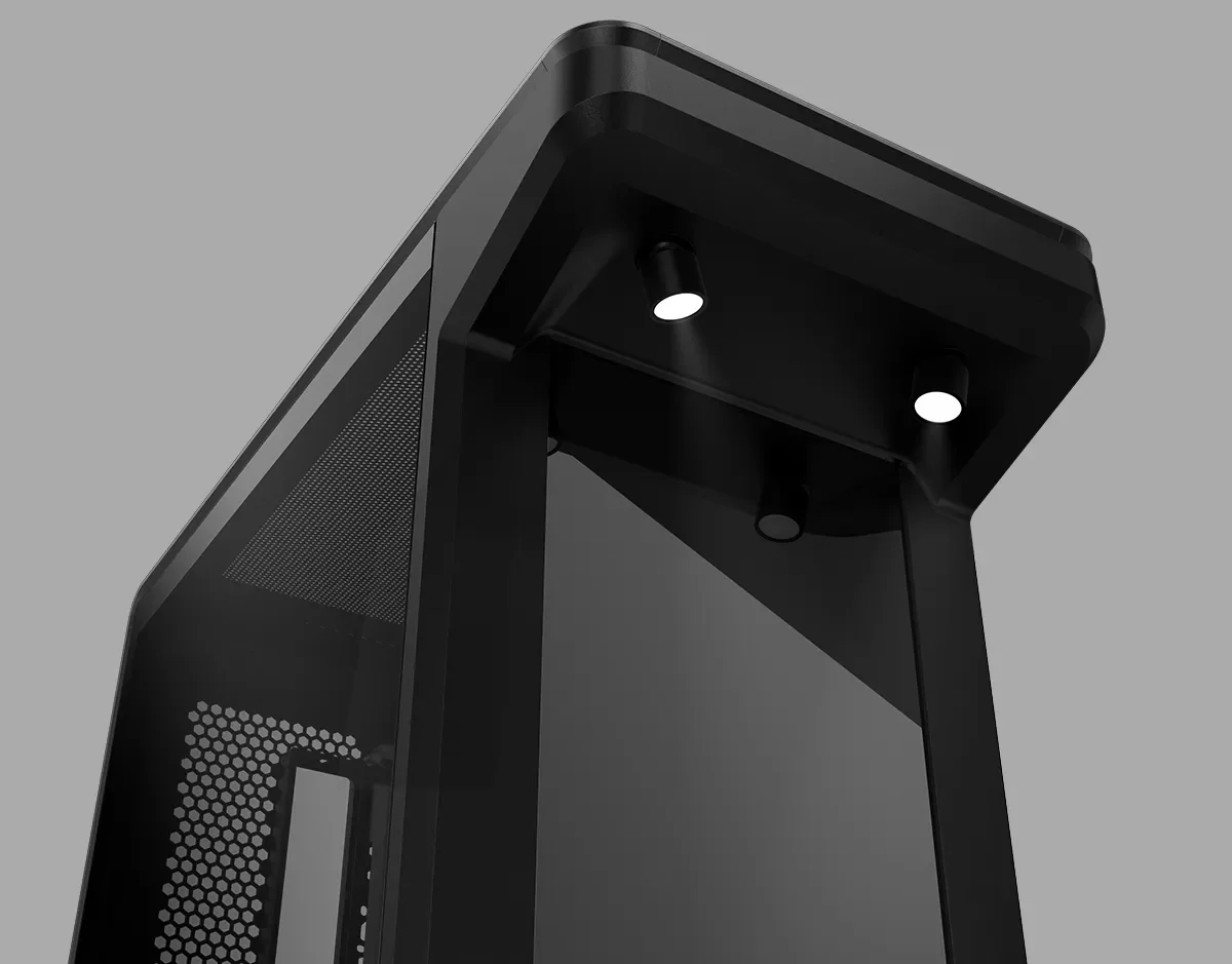 Cooler Master MasterFrame 360 STAGE LCD Open-Frame ATX Mid-Tower PC Case - Thumbnail 14