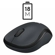 Logitech M220 Silent Wireless Mouse with 18-Month Battery Life - Charcoal - Thumbnail 10