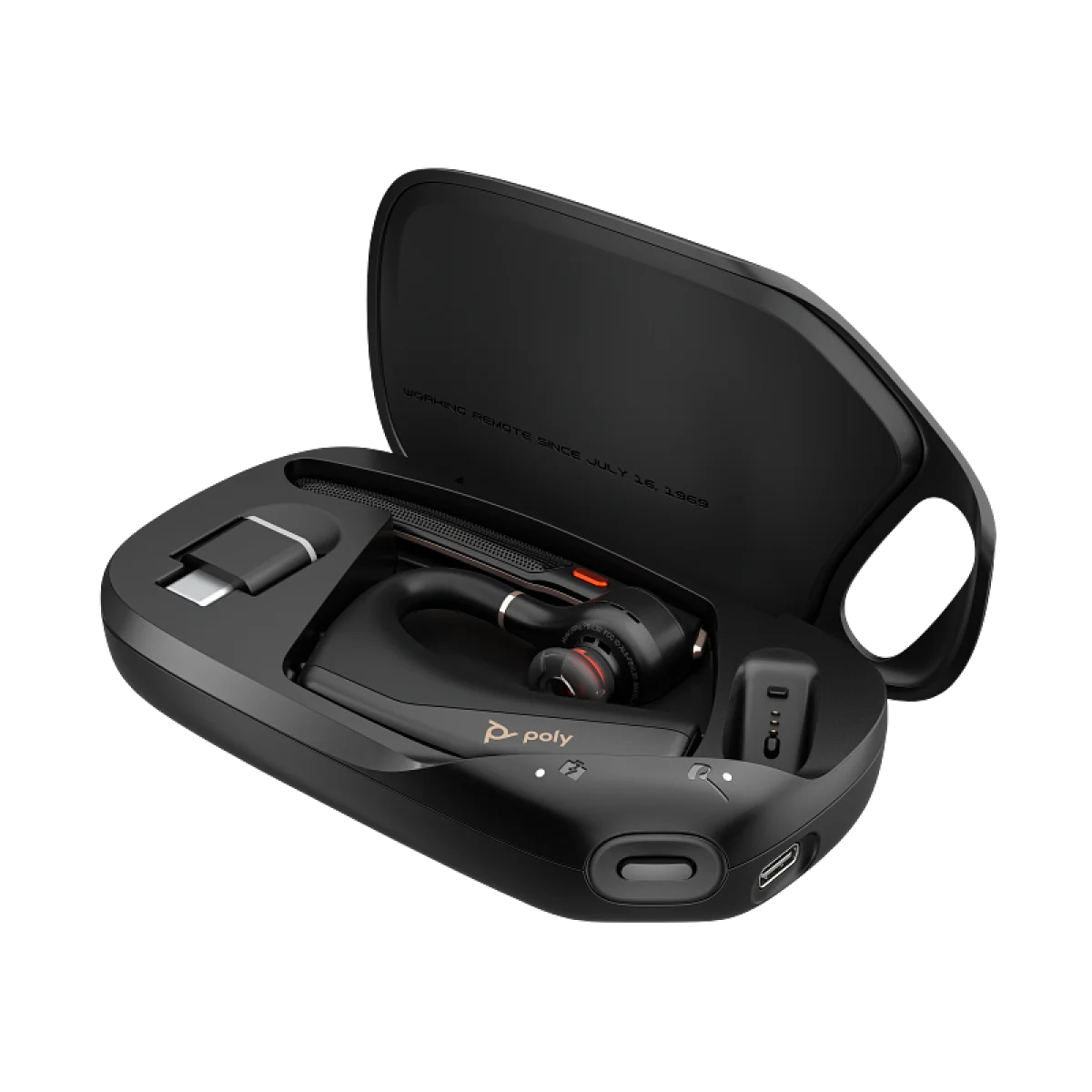 سماعة رأس لاسلكية Poly Voyager Legend 50 بلوتوث مع 4 ميكروفونات عازلة للضجيج - Image 4