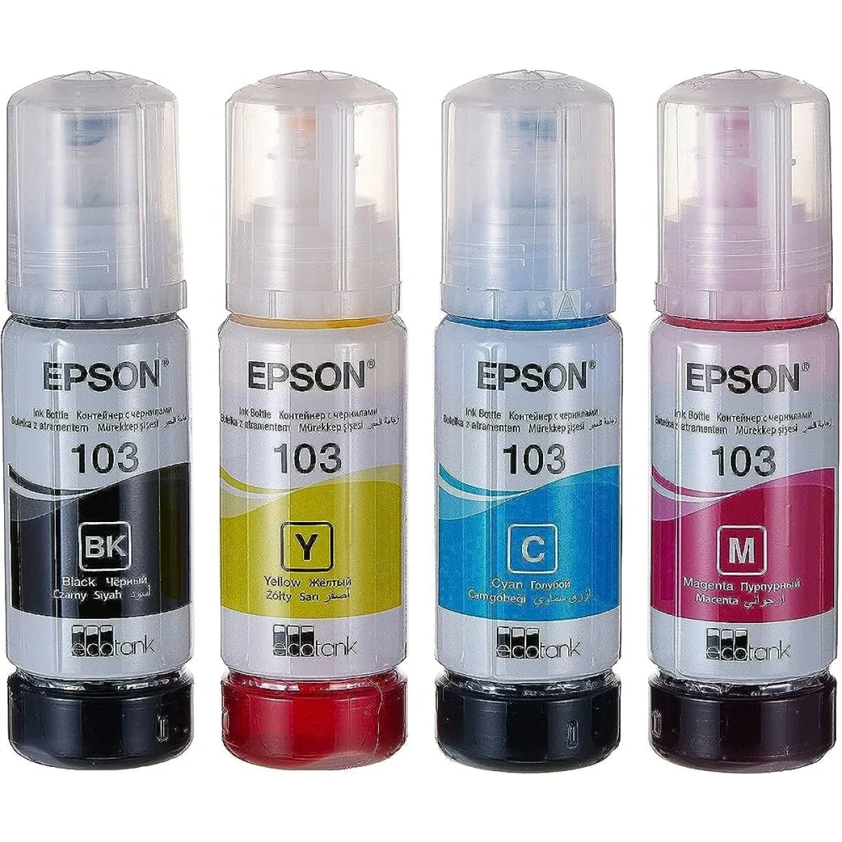 EPSON 103 EcoTank 4-Color Multipack Ink Bottles, 260 ml - Thumbnail 2