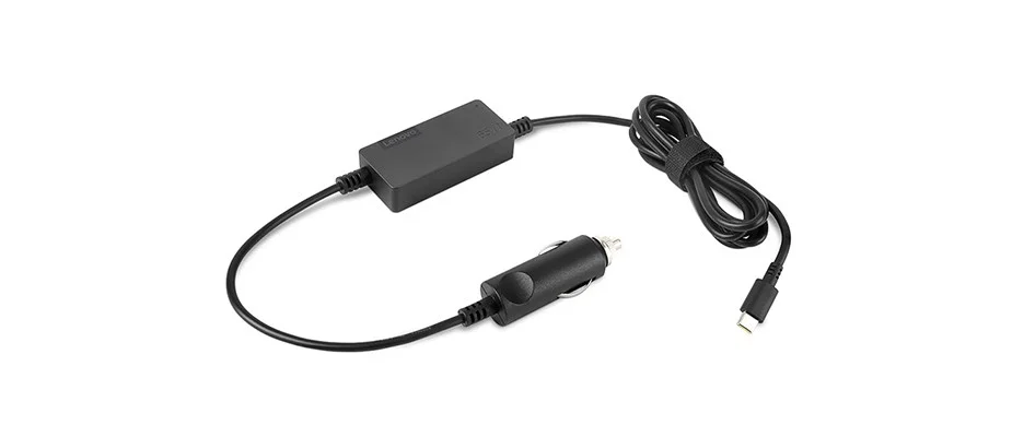 شاحن سيارة Lenovo 65W USB-C DC Travel Adapter 40AK0065WW - Image 5