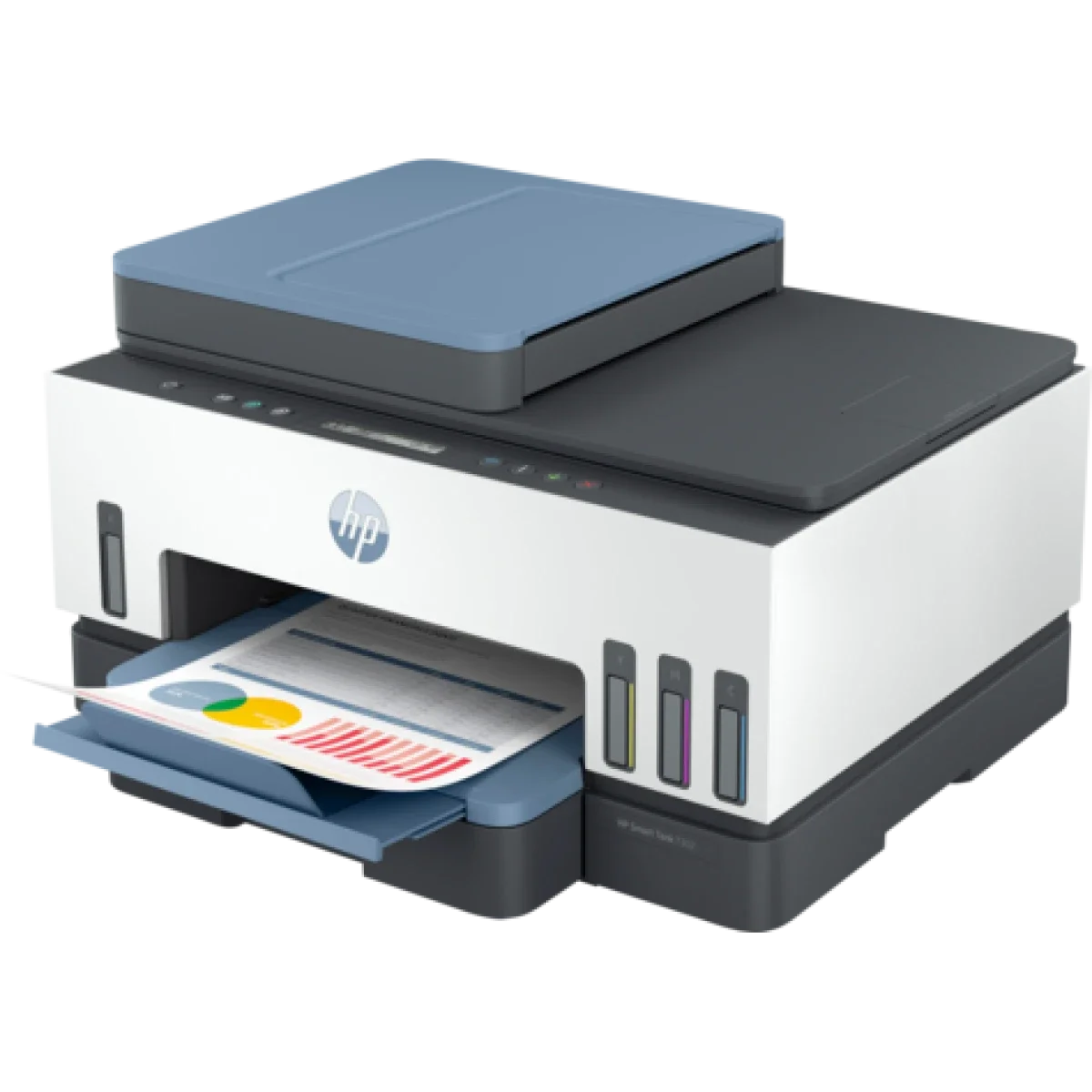 HP Smart Tank 795 All-in-One Ink Tank Printer, Print Copy Scan Fax, 15 ppm, Wi-Fi, Bluetooth, Blue - 28B96A - Thumbnail 2