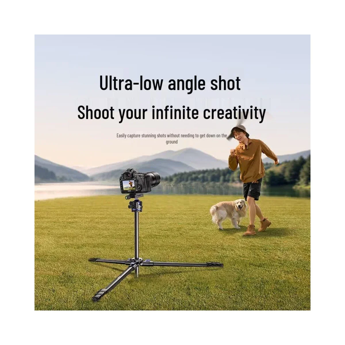 UGREEN LP915 Camera Tripod for DSLR and Mirrorless Cameras - Thumbnail 5