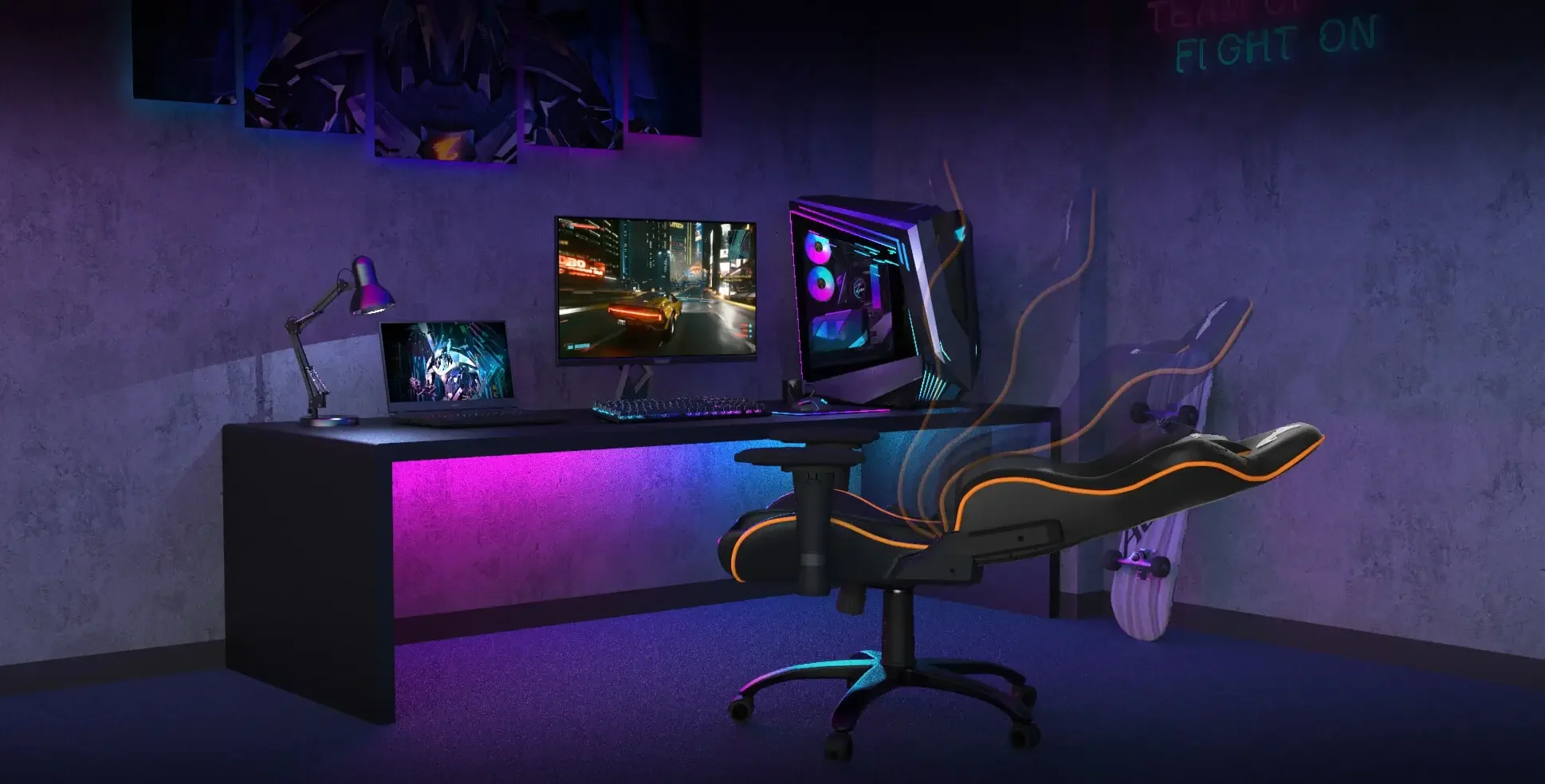 كرسي ألعاب بخامات جلد فاخرة ومخمل GIGABYTE AORUS - Image 8
