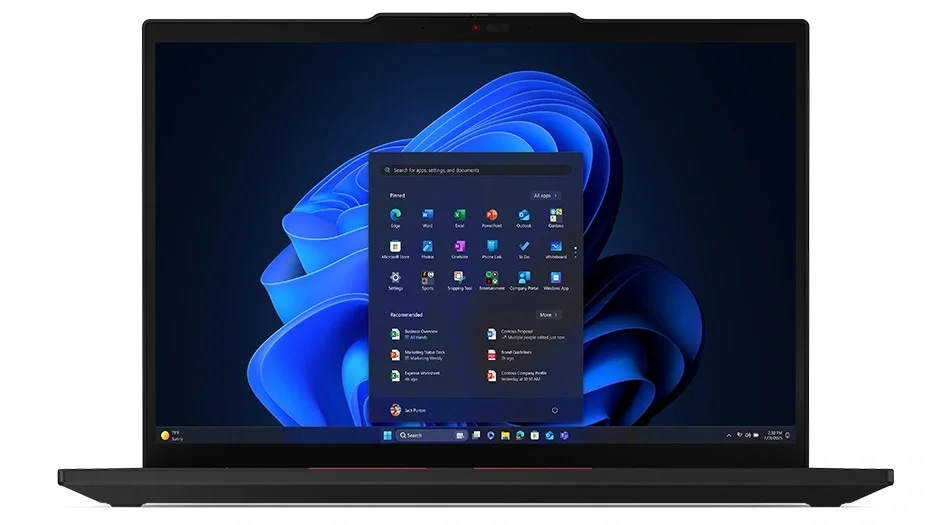 لابتوب Lenovo ThinkPad T14 Gen 6 مقاس 14.0 إنش WUXGA بمعالج Intel Core Ultra 7 258V وذاكرة 32GB وتخزين 1TB SSD - Black - Image 12