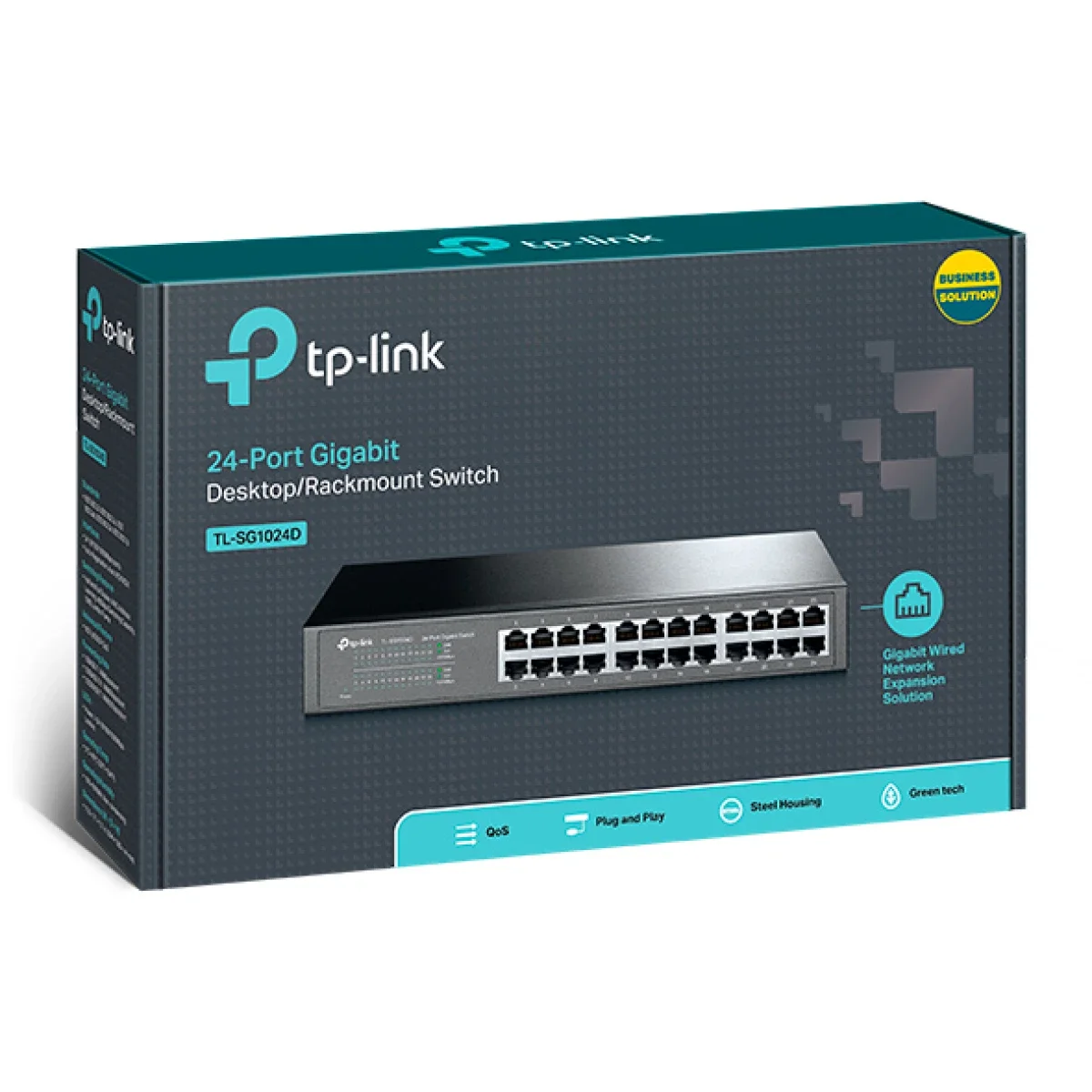 سويتش TP-LINK TL-SG1024D جيجابت 24 منفذ للمكتب والتركيب على الراك - Thumbnail 4