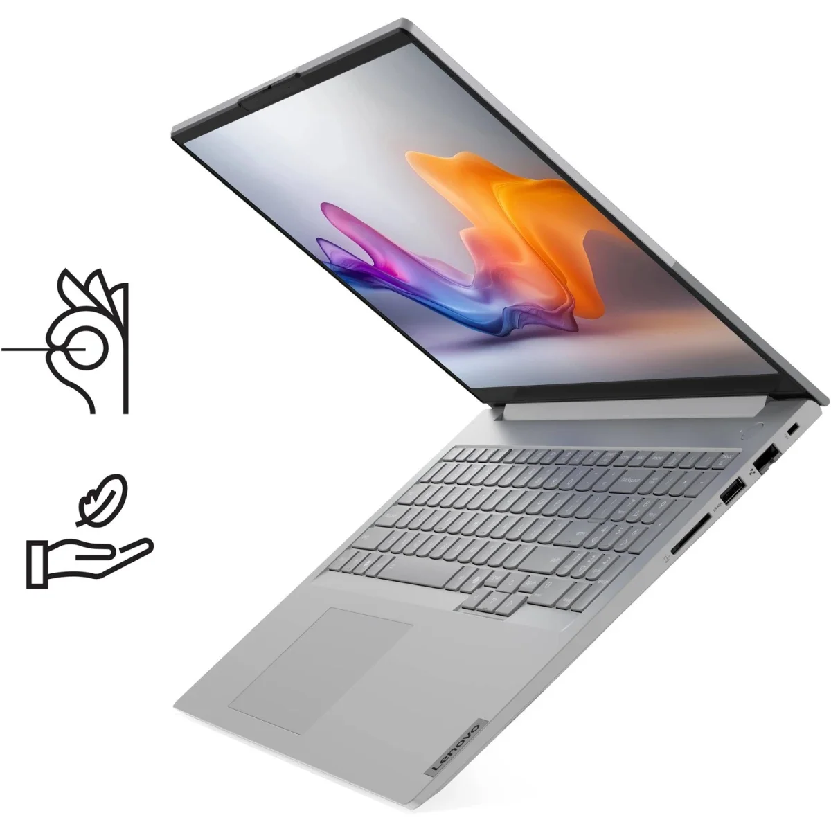 لابتوب Lenovo ThinkBook 14 Gen 8 مقاس 14 إنش Intel Core Ultra 7 255H رام 16GB سعة 512GB SSD لون Arctic Grey - Thumbnail 7