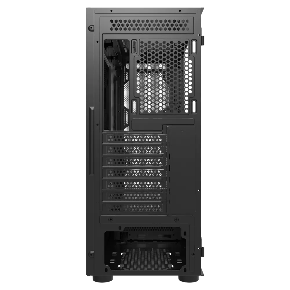 كيس كمبيوتر DarkFlash DK431 E-ATX أسود مع 4 مراوح ARGB مركبة مسبقاً - Image 2