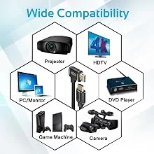 كابل صوت وفيديو HDMI 4K من Promate PROLINK4K1-500 بطول 5 متر لون أسود - Thumbnail 12