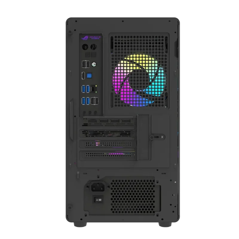 كيس كمبيوتر DarkFlash DB460M Micro-ATX أسود بدون مراوح - Thumbnail 2