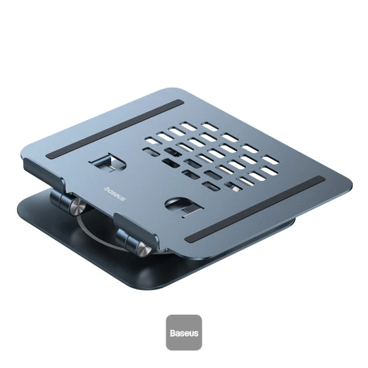Baseus Foldable 360° Rotating Laptop & Tablet Stand, Three-Fold Version, Grey - Thumbnail 3