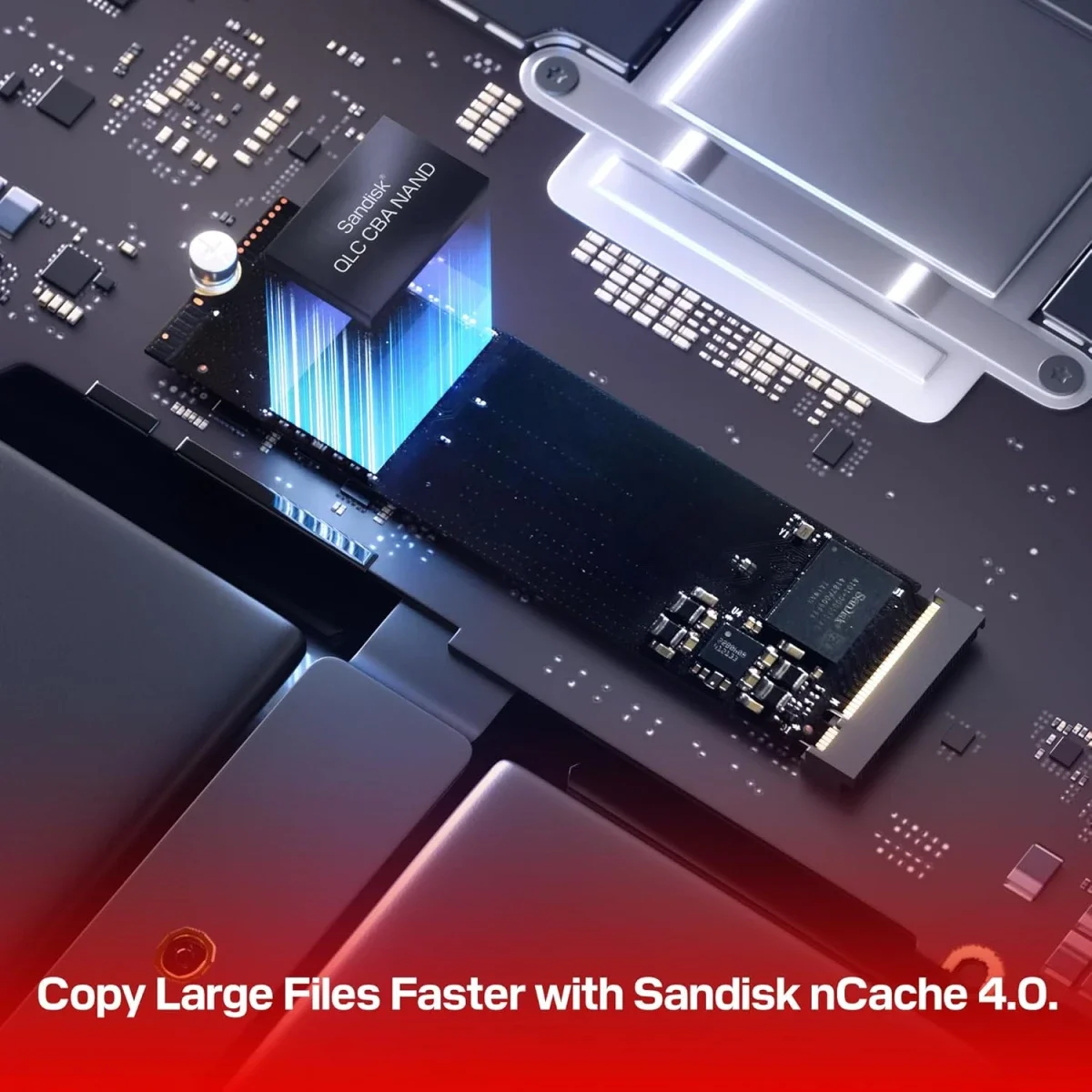 وحدة تخزين SSD داخلية Western Digital WD Blue SN5100 بسعة 2TB M.2 NVMe PCIe Gen 4 - Thumbnail 3
